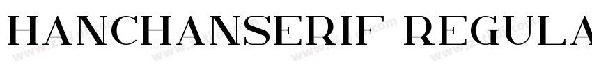 HanchanSerif Regular字体转换